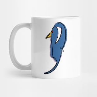 Bird blue, small Mug